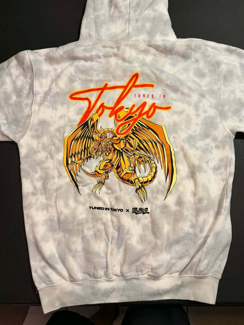 NWOT - Tuned in Tokyo x Yu-Gi-Oh Winged Dragon of Ra Tie Dye Hoodie